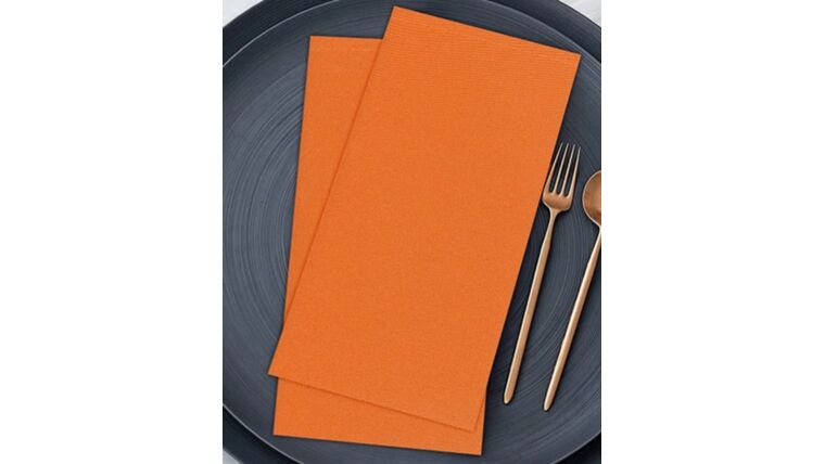 Linen Napkin- Cloth Orange Napkins rental for events in Atlanta