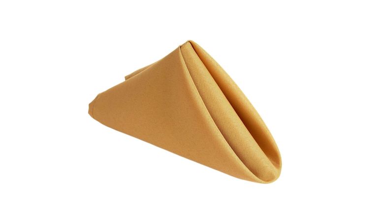 Linen Napkin- Polyester Gold Napkins rental for events in Atlanta