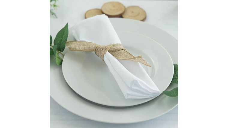 Linen Napkin- Polyester White Napkins rental for events in Atlanta