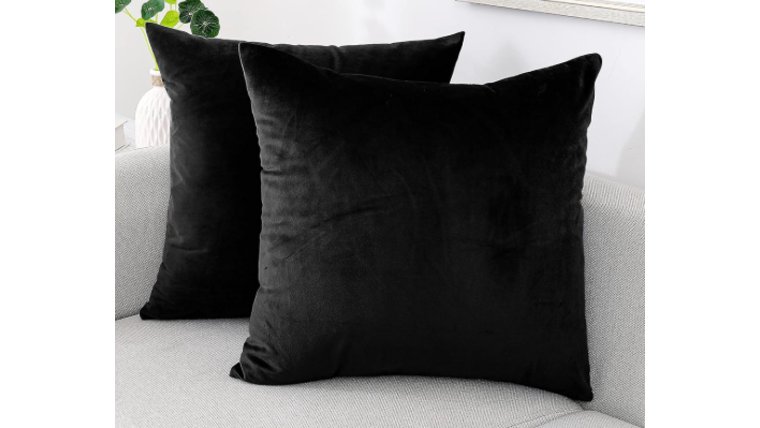 Black Velvet Pillow Pillows rental for events in Atlanta