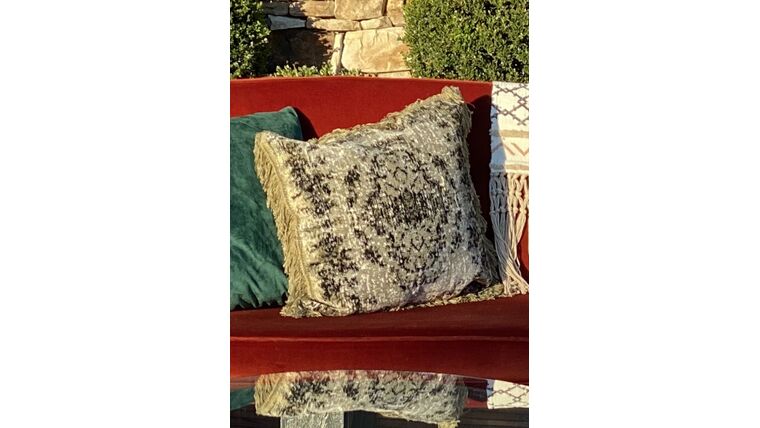 Green toned Boho Accent Pillow Pillows rental for events in Atlanta