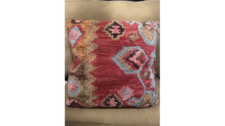 Red Boho Accent Pillow Pillows rental for events in Atlanta