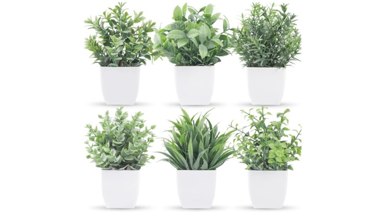 Decor- Mixed Greenery in White Vase Plants rental for events in Atlanta