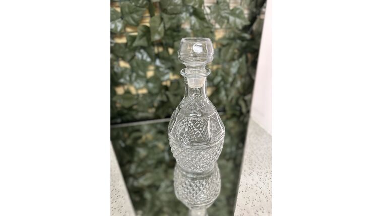 Decanter- Vintage Glass (Assorted) Props rental for events in Atlanta