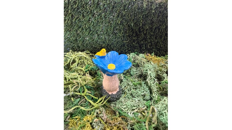 Flower- small Blue prop Props rental for events in Atlanta