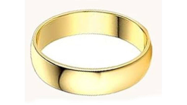 Linen Napkin Ring- Round Gold Props rental for events in Atlanta