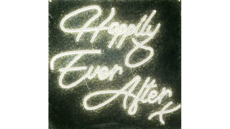 Neon "Happily Ever After" Sign Props rental for events in Atlanta