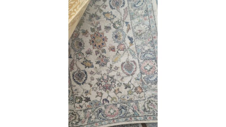 Boho Blue/Green Area Rug, 4' x 5’ Rugs rental for events in Atlanta