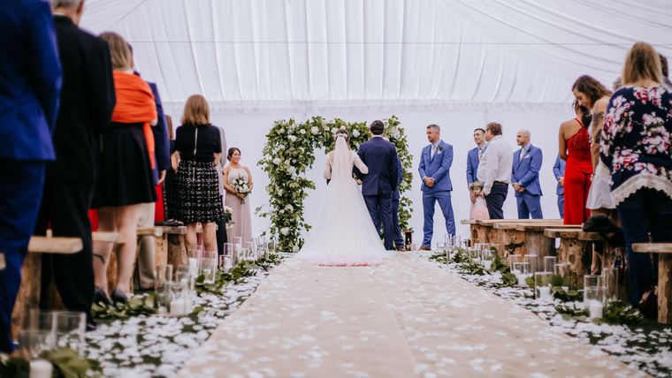 Aisle Runner- 3 Ft wide Burlap (rented per linear foot) Runners rental for events in Atlanta