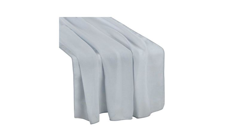 Table Runner- 10 Ft. Dusty Blue Chiffon Runners rental for events in Atlanta