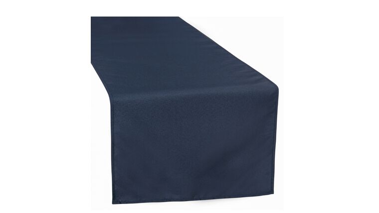 Table Runner- 9 Foot Linen Black Runner  Runners rental for events in Atlanta