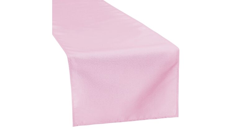 Table Runner- 9 Foot Linen Pink Runner Runners rental for events in Atlanta