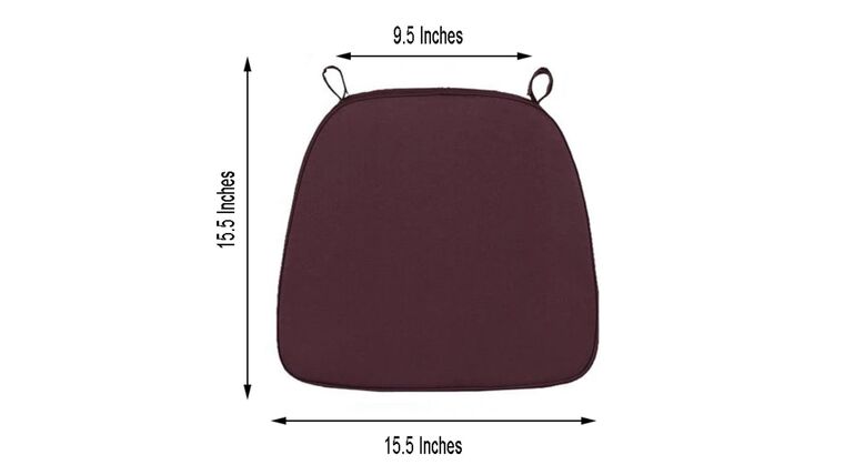 Chair Cushions- Burgundy Seating &amp; Chairs rental for events in Atlanta