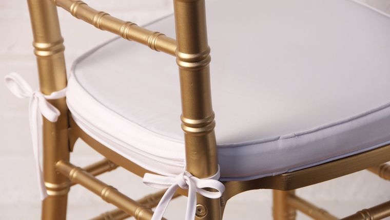 Chair Cushions- White Seating &amp; Chairs rental for events in Atlanta