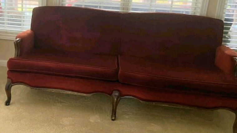 Couch- Burgundy/Deep Red Seating &amp; Chairs rental for events in Atlanta