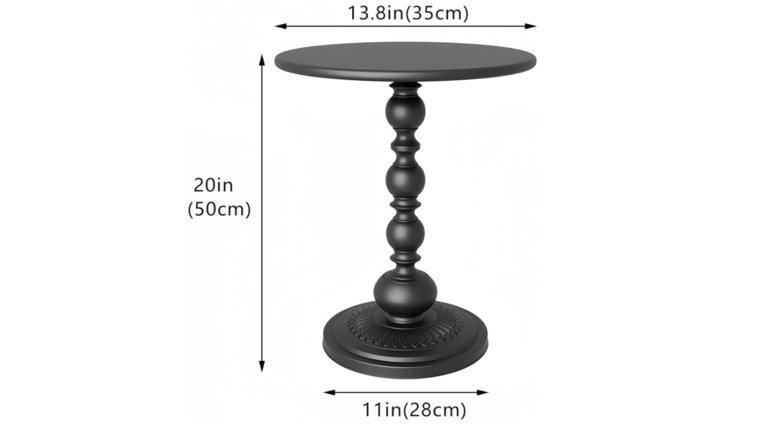 Table- Accent Black Side Tables rental for events in Atlanta
