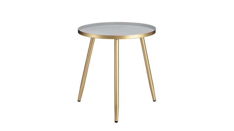 Table- Accent Gold &amp; White Side Tables rental for events in Atlanta