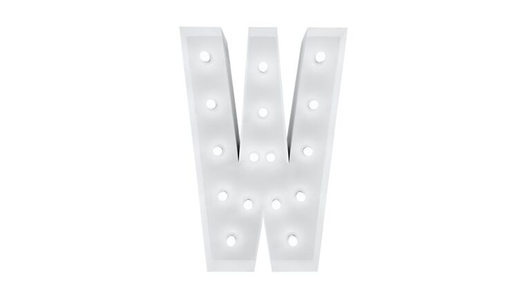 Marquee Letter "W" Signs &amp; Letters rental for events in Atlanta