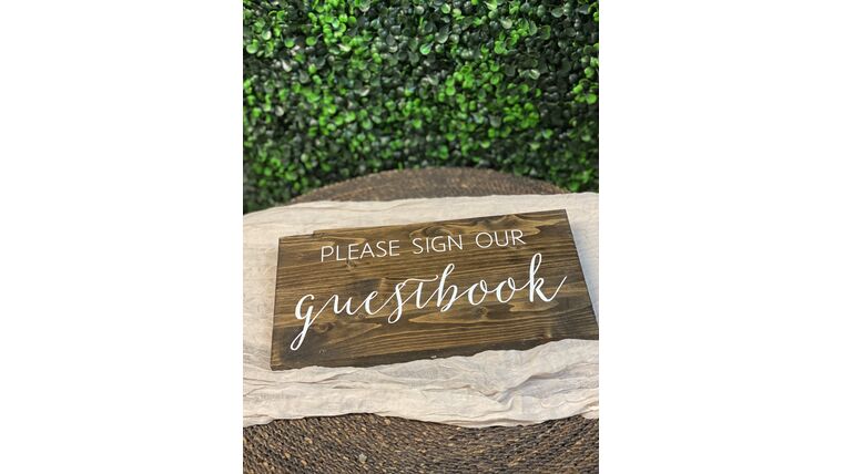 Please Sign Our Guestbook Sign Signs &amp; Letters rental for events in Atlanta
