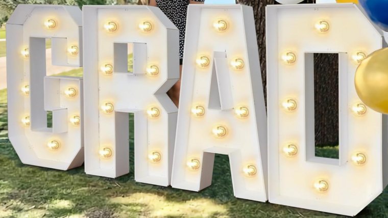 Sign- Light Up GRAD Signs &amp; Letters rental for events in Atlanta