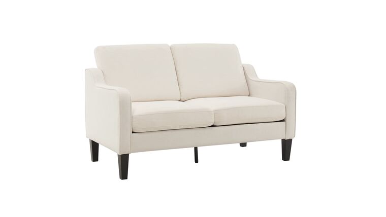 Sofa- Modern Beige w/ Gold Legs Sofas rental for events in Atlanta