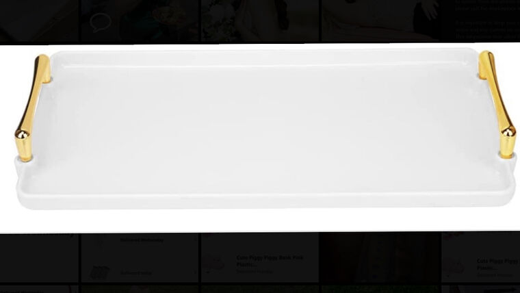Tray (white) Stands &amp; Displays rental for events in Atlanta