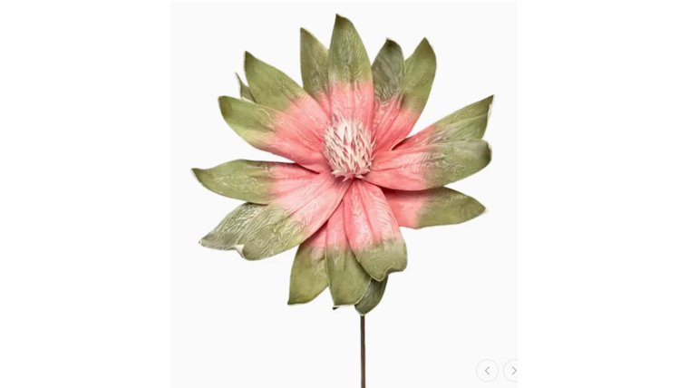 Floral- Real Touch Pink/Green Magnolia Spray Stems rental for events in Atlanta
