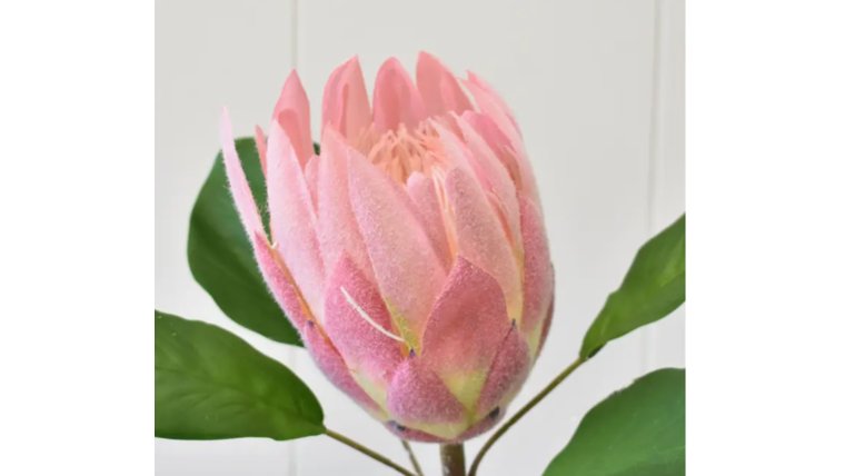 Floral- Real Touch Pink Protea Spray Stems rental for events in Atlanta