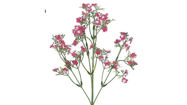 Fuchsia Artificial Silk Babys Breath Gypsophila Flowers Stems rental for events in Atlanta
