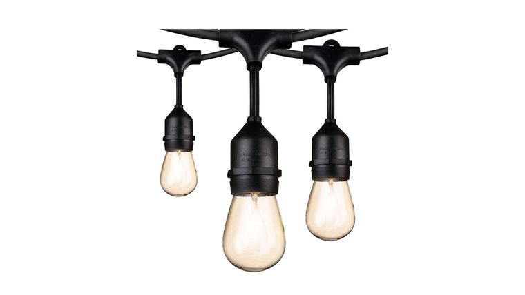 Black Bistro Lights with Installation/Breakdown (Per Foot) String Lights rental for events in Atlanta