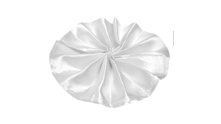 Napkin- Satin White Tablecloths rental for events in Atlanta