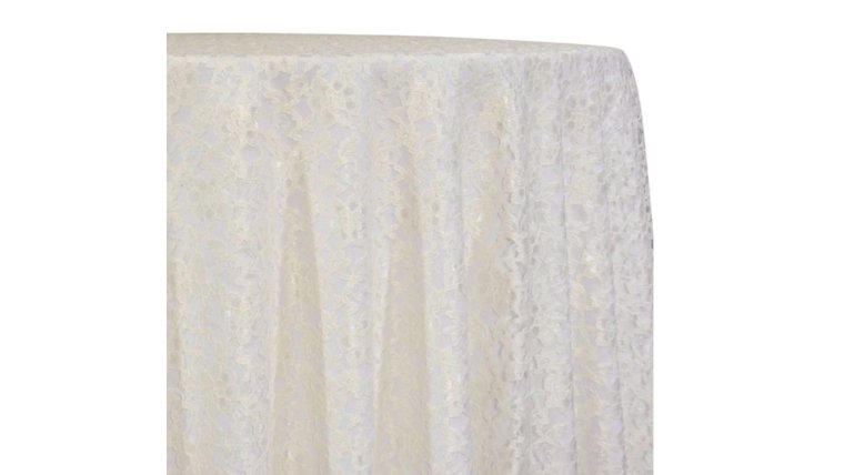 Tablecloth- 90" X 156" Lace Tablecloths rental for events in Atlanta