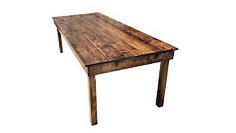Farm Table- 10 Foot Tables rental for events in Atlanta