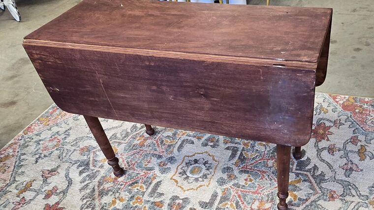 Vintage Wooden Drop-Leaf Table Tables rental for events in Atlanta