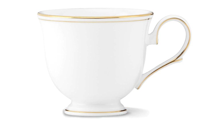Teacup- White Gold Rim Style 1 Teaware / Coffeeware rental for events in Atlanta