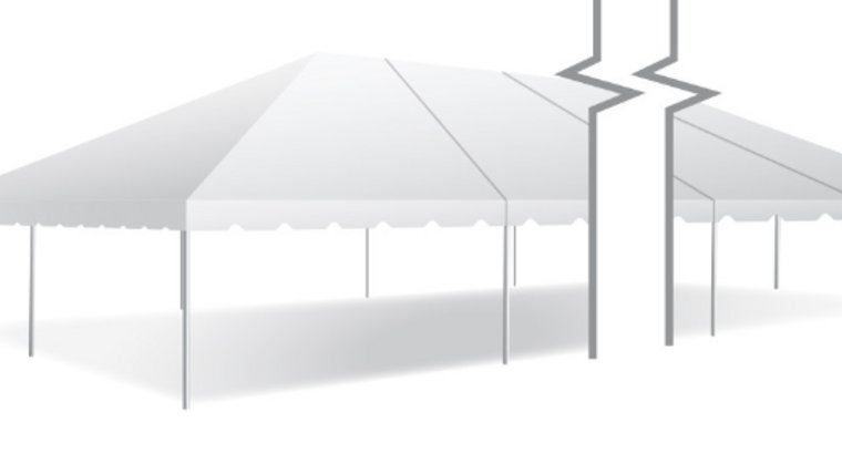 Tent- White 30' X 75' Frame Tents &amp; Canopies rental for events in Atlanta