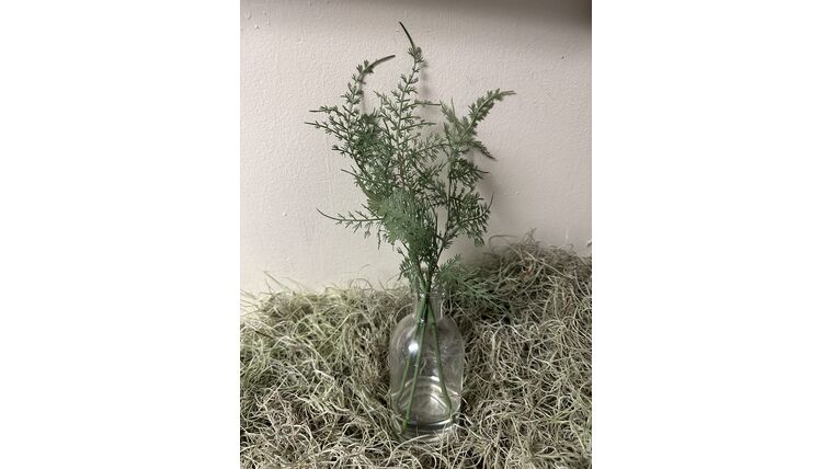 Bud vase with Resin Greenery Style 2 Vases rental for events in Atlanta