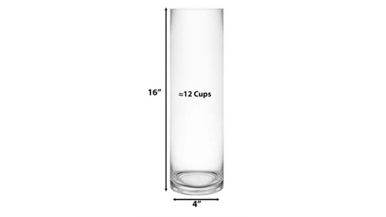 Cylinder Vase- Tall Glass (16") Vases rental for events in Atlanta