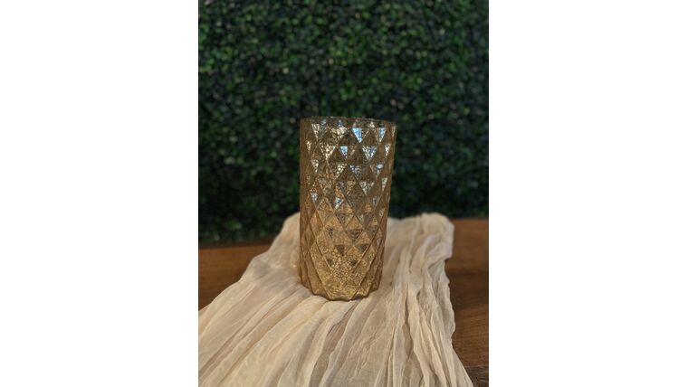 Gold Mirrored Candle Vase Vases rental for events in Atlanta