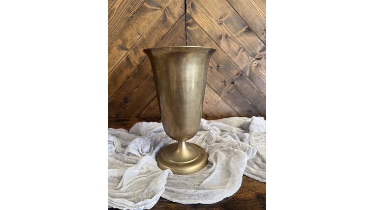 Vase- Brass 10" Vases rental for events in Atlanta