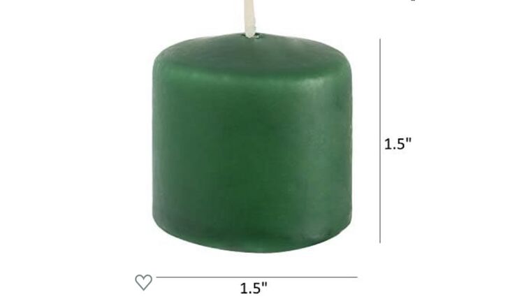 Green votive candle Votives rental for events in Atlanta