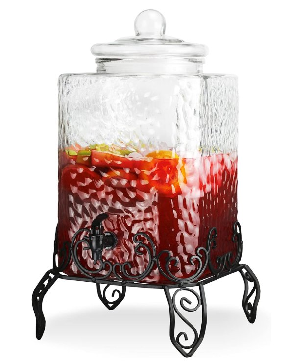 Drink Dispenser- Glass 2.5 Gallon Water Dispensers rental for events in Atlanta